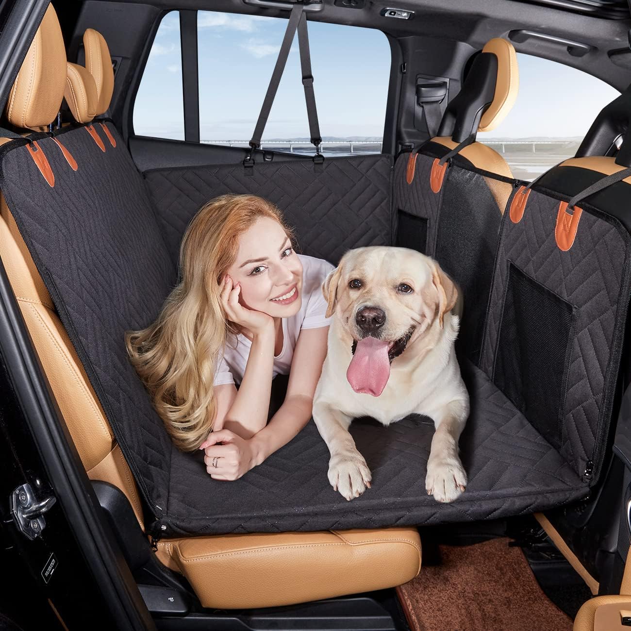 RealmRide™ Hard Bottom Car Seat Cover for Pups