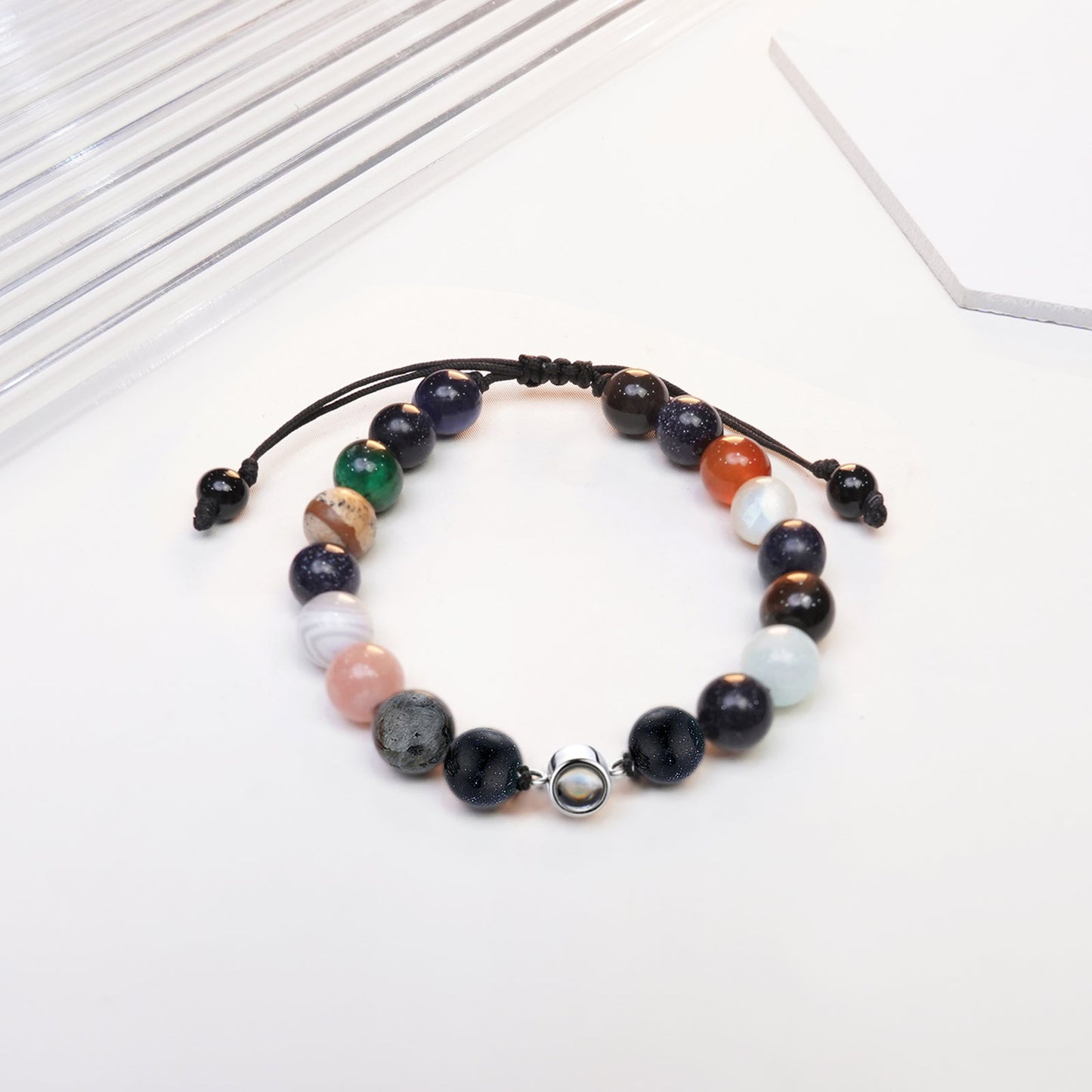 Custom Gemstone Photo Projection Bracelet